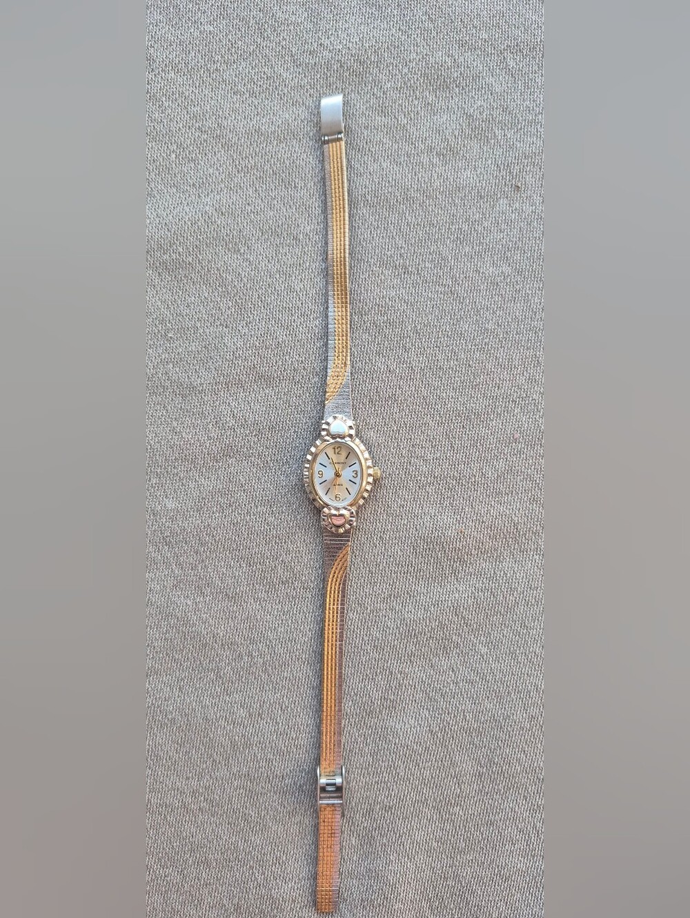 Two-Tone Gold and Silver Women's Bracelet Watch